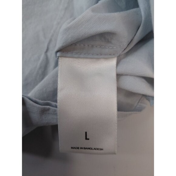 Express Mens Extra Slim Fit Light Blue Dress Shirt L - Picture 4 of 11